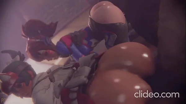 Tracer and D.va are real BBC sluts