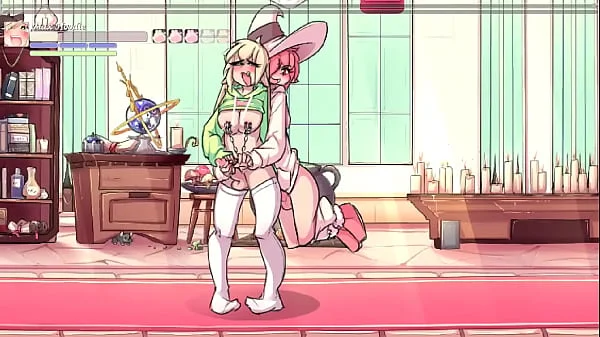 Max The Elf v0.4 [ Hentai game PornPlay ] Ep.7 turned into shemale nympho with big boobs and milked by a futanari