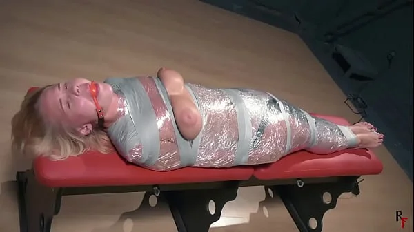 Darina has multiple orgasms Mummification with magic wand 1