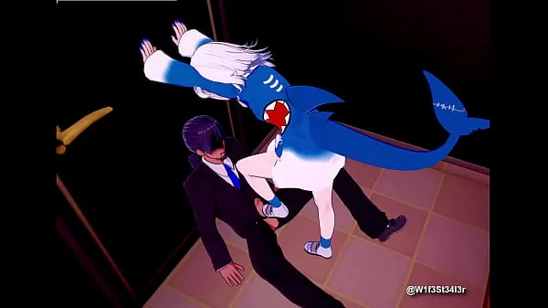 Loving Gura, our shark waifu! A Hololive Hentai Parody