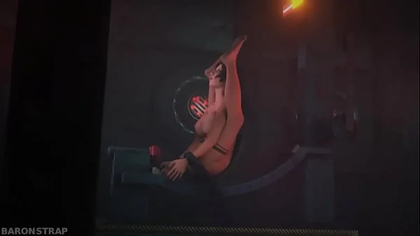 Lara Croft in the Orgasm Machine