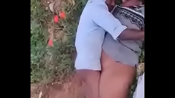 Old couple fucking outdoor in South Africa