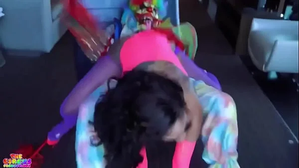 Cali Caliente gets fucked hard by a clown