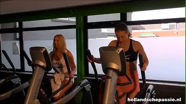 Dutch clown visits the gym for sex