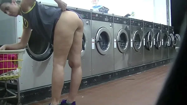 Helena Price Public Laundry Upskirt Flashing Tease! Exhibitionist MILF Vs College Voyeur at the laundry! (Part1)