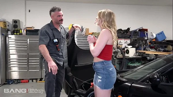 Trickery - Dirty Mechanic Tricks Kenzie Madison Into Sex