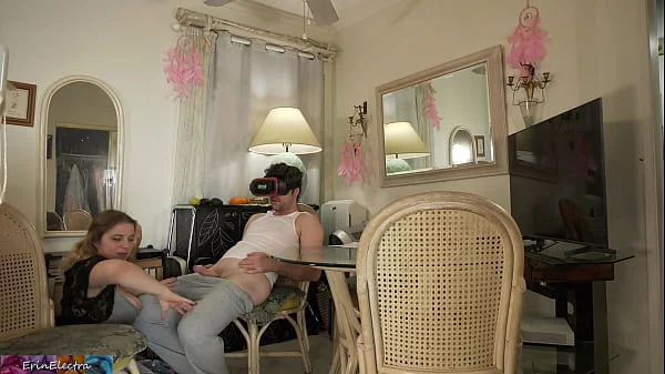 Stepson gets sex while watching vr porn