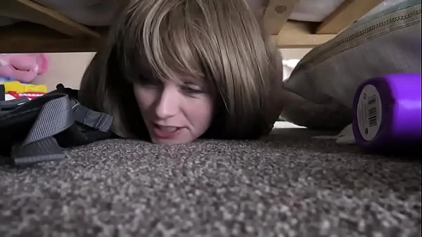 british stuck under bed