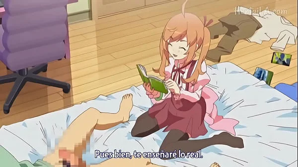 Hentai enseñando a cojer