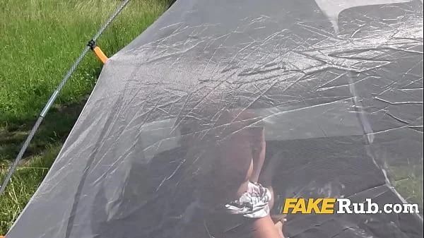 Married MILF fucked in a tent for the right price